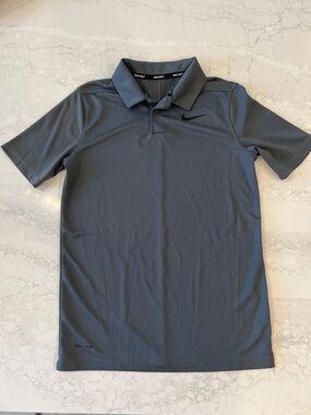 Nike Golf Youth Dri-FIT Polo - Charcoal Gray